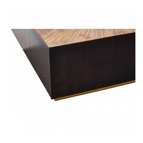 Olivia's Coffee Table Gabby Dark Brown Square – image 3