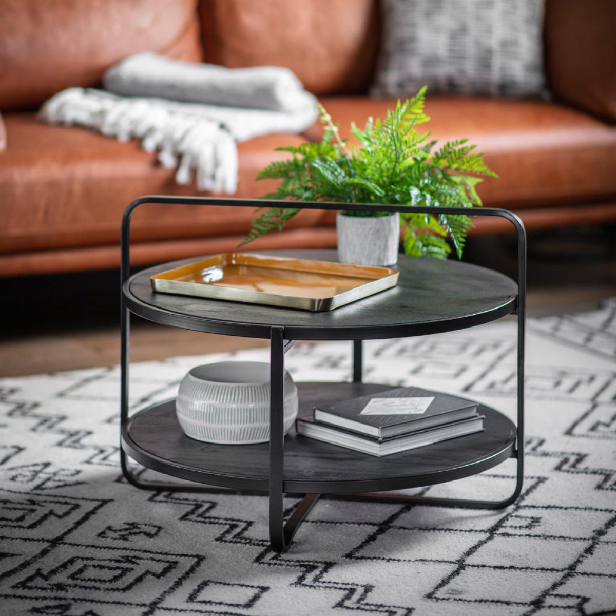 Gallery Interiors Dunley Coffee Table in Black – image 2