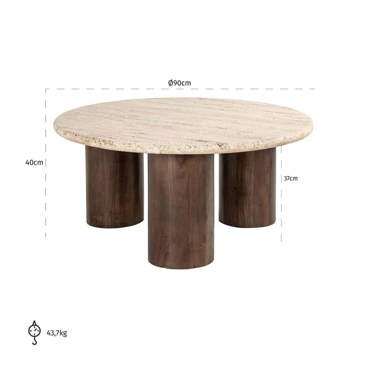 Richmond Interiors Douglas Coffee Table - Round – image 3