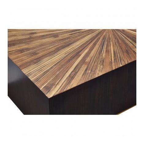 Olivia's Gabby Dark Brown Rectangle Coffee Table – image 4