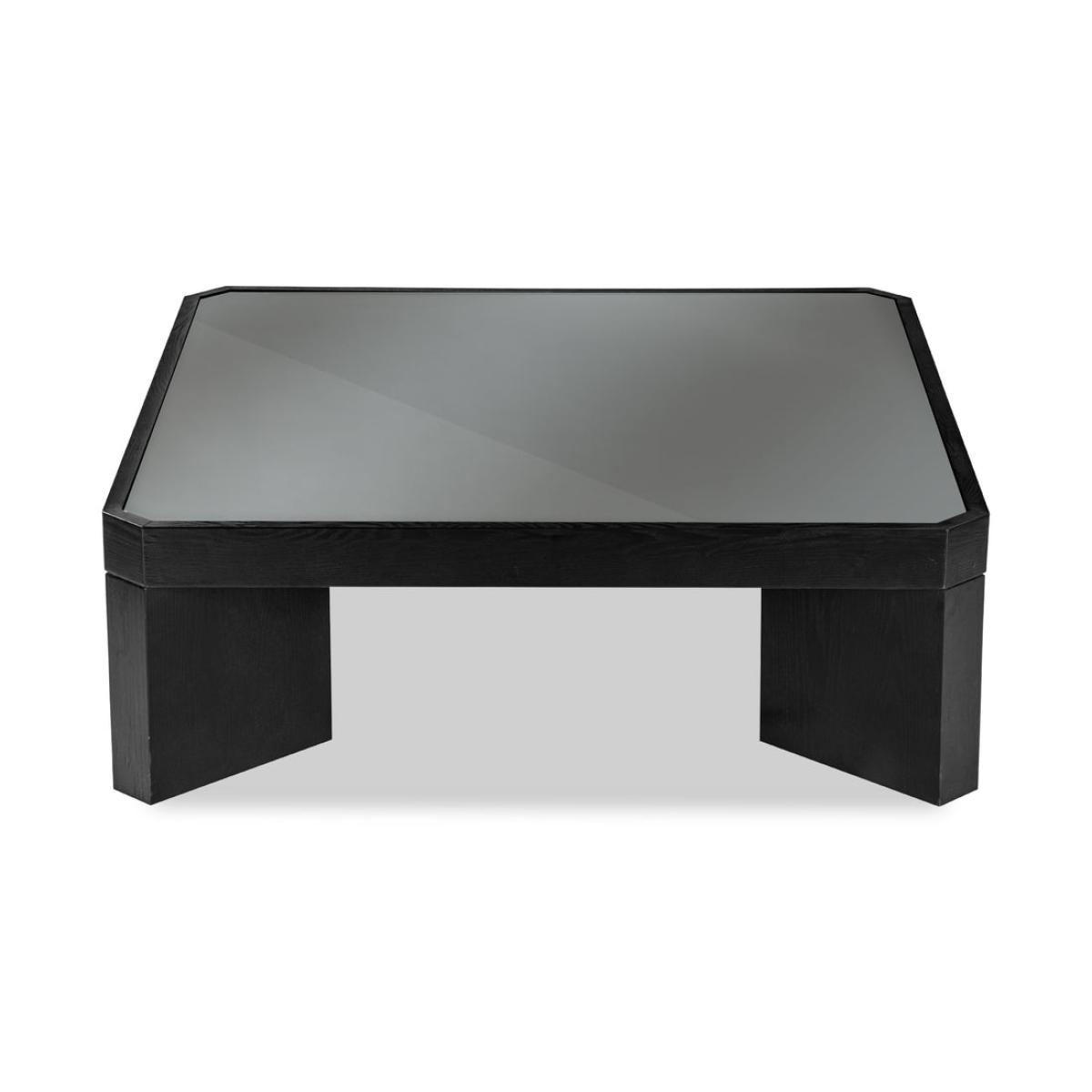 Liang & Eimil Baltimore Coffee Table - Black Ash & Glass – image 2