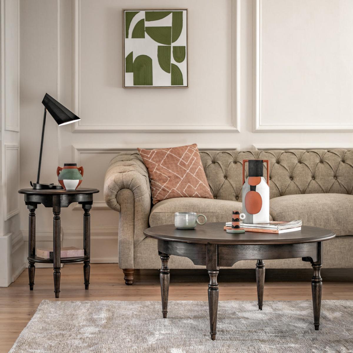 Gallery Interiors Melody Coffee Table in Dark Wood – image 3