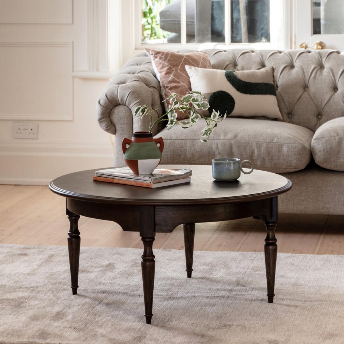 Gallery Interiors Melody Coffee Table in Dark Wood – image 5
