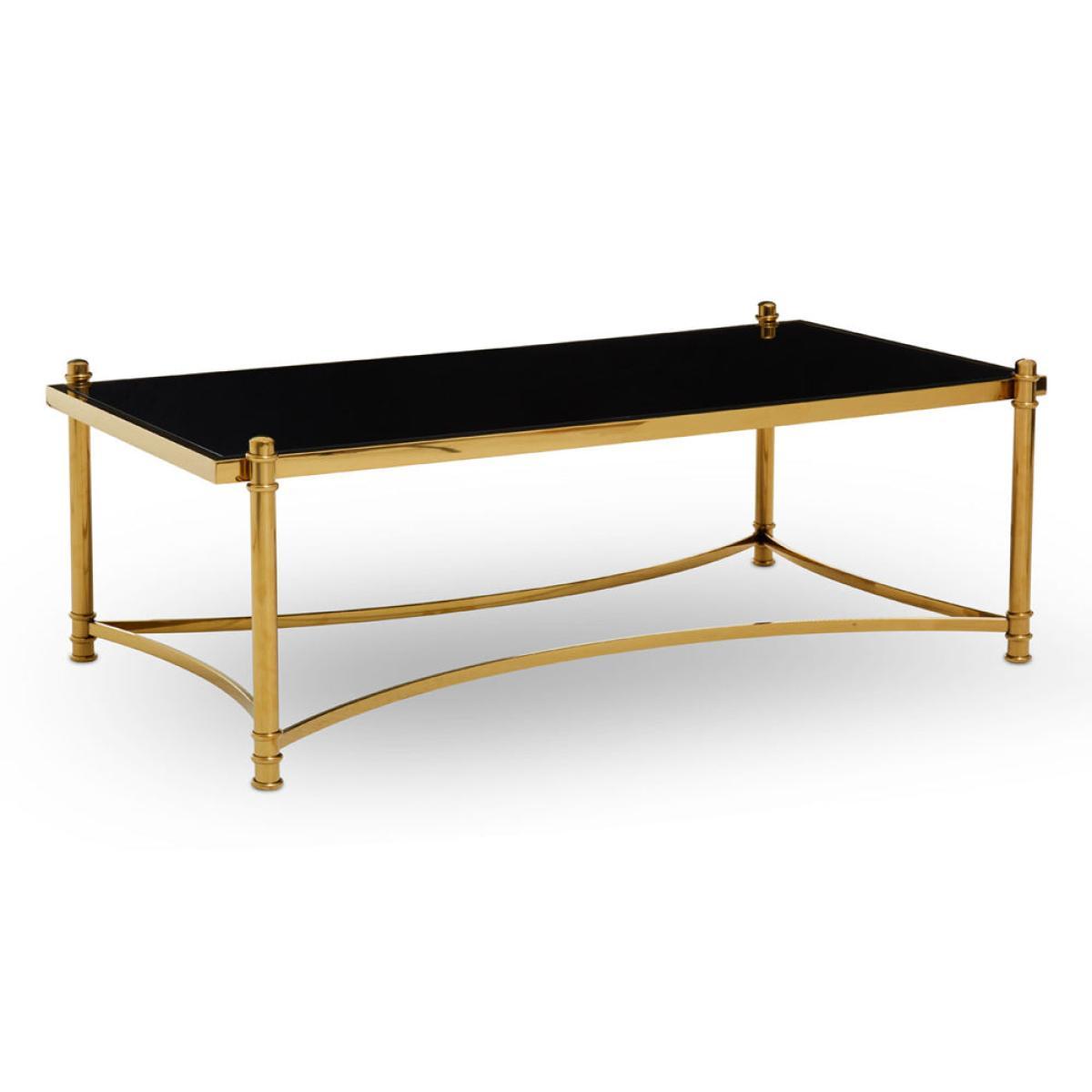 Olivia's Ackley Coffee Table Black And Gold – image 2