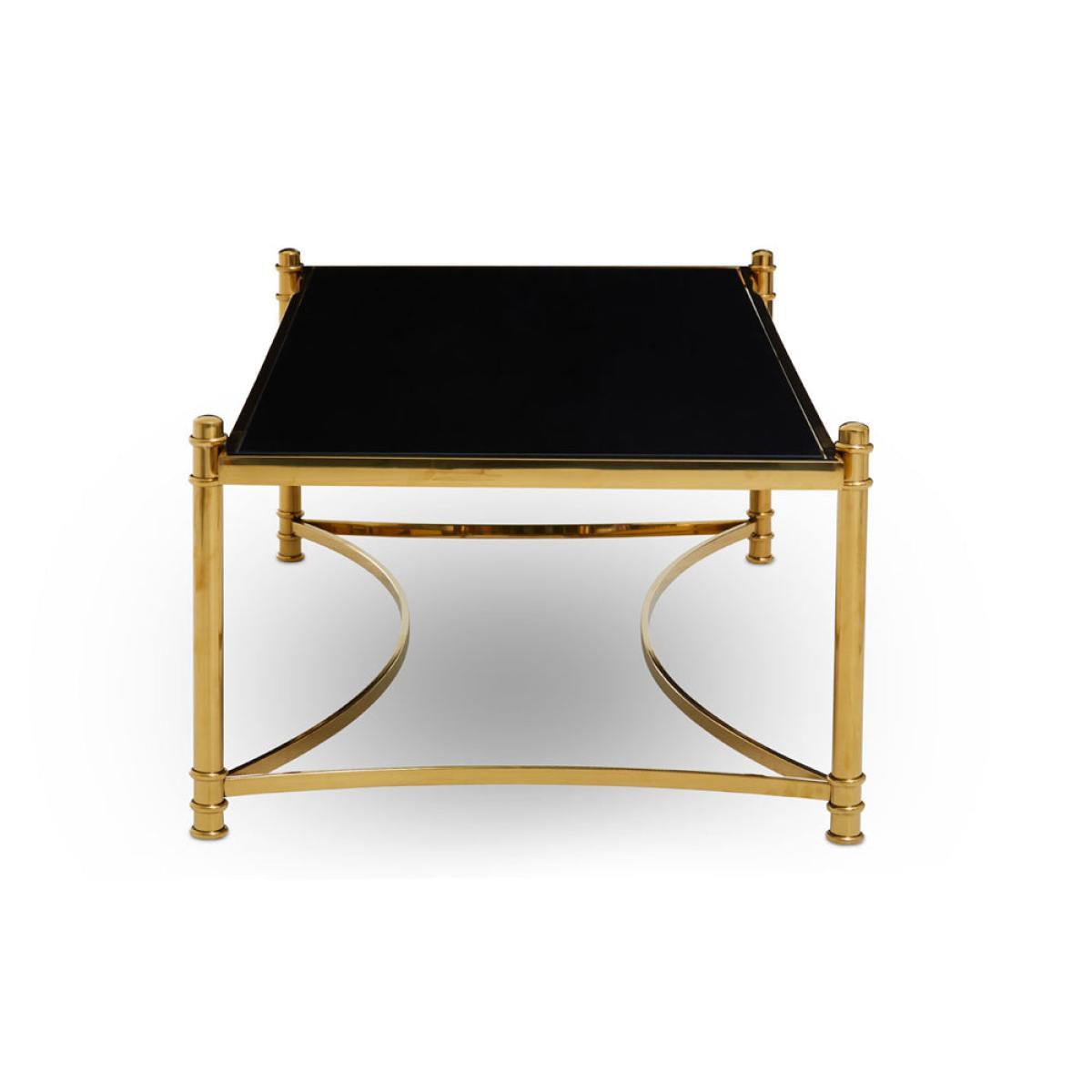 Olivia's Ackley Coffee Table Black And Gold – image 3