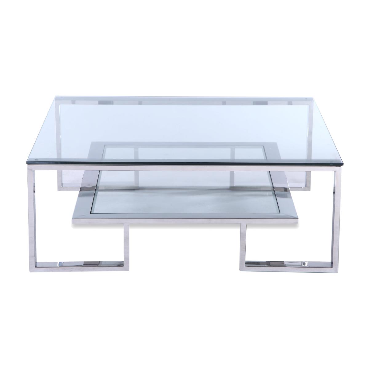 Liang & Eimil Mayfair Coffee Table Stainless Steel Frame|Outlet – image 1