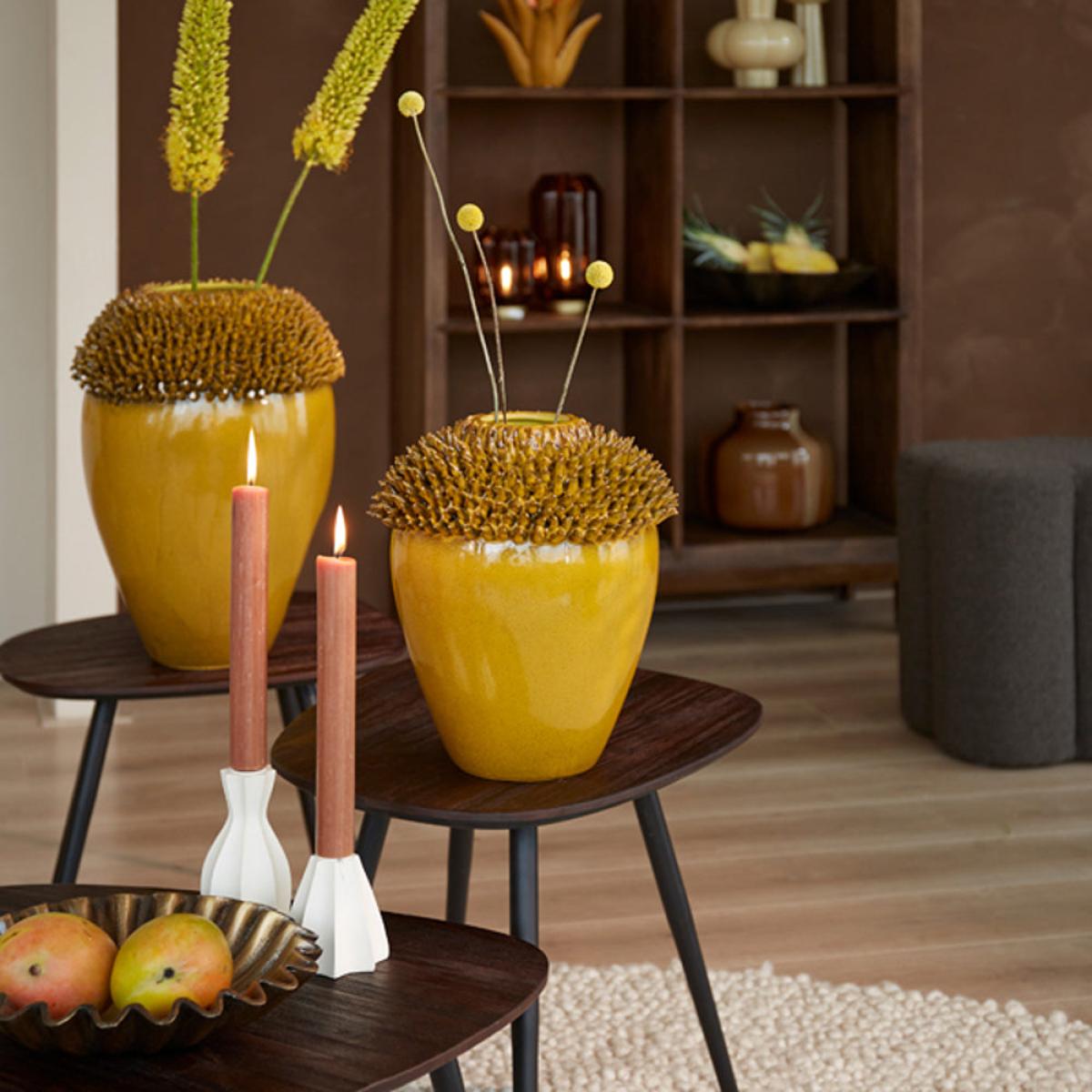 Light & Living Set of 3 Viejo Brown Wood & Black Coffee Tables – image 11