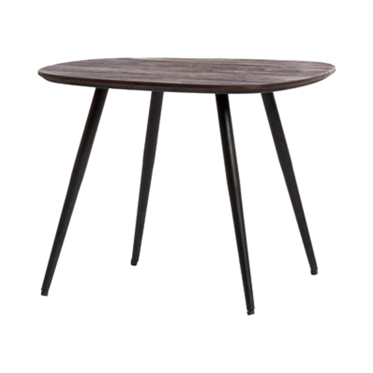 Light & Living Set of 3 Viejo Brown Wood & Black Coffee Tables – image 3