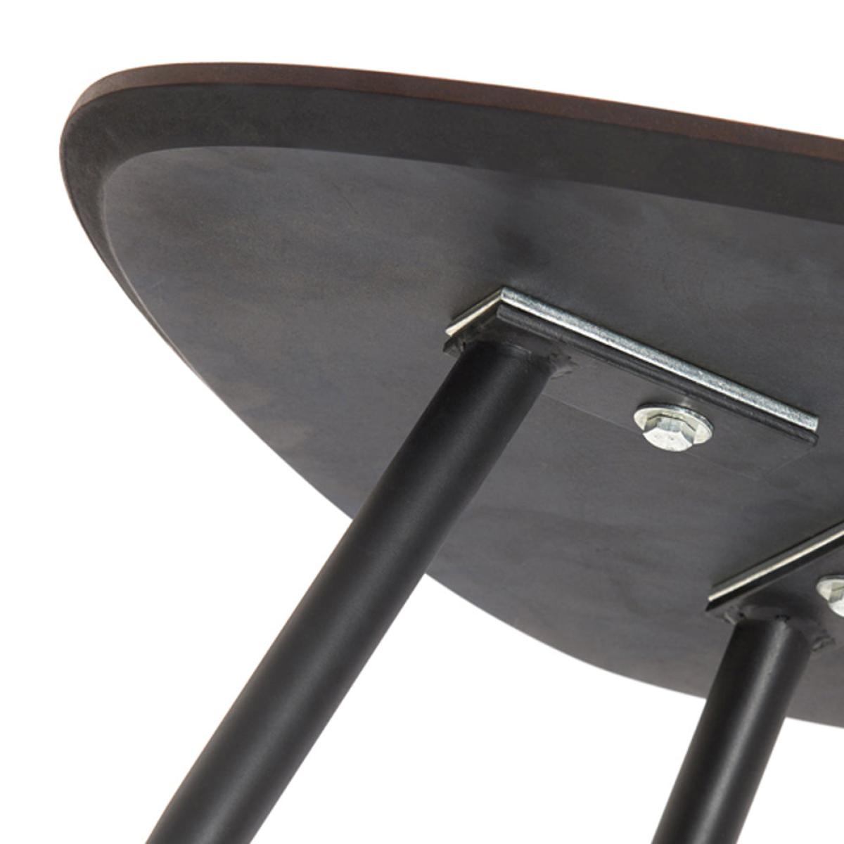 Light & Living Set of 3 Viejo Brown Wood & Black Coffee Tables – image 10