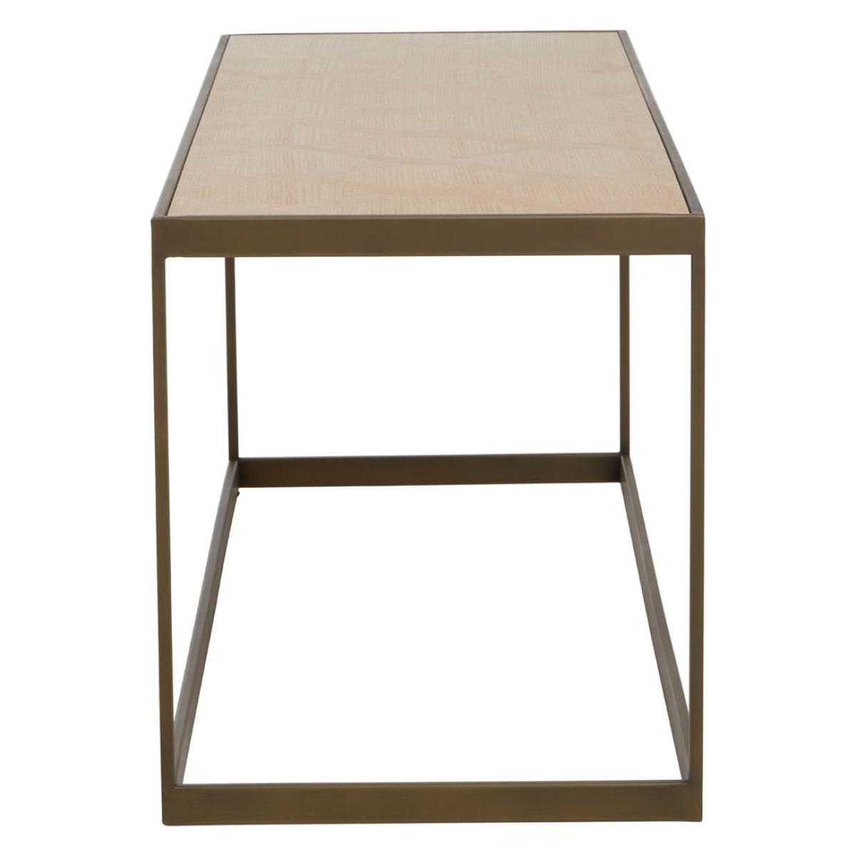 Olivia's Grayson Coffee Table in Oak & Brushed Brass – image 3