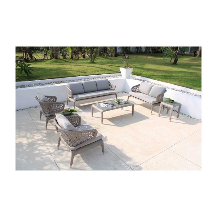 Skyline Journey Brown Rectangular Outdoor Coffee Table – image 2