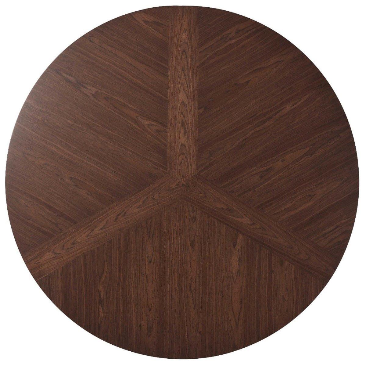 TA Studio Large Round Coffee Table Fisher in Macadamia & Nickel – image 4