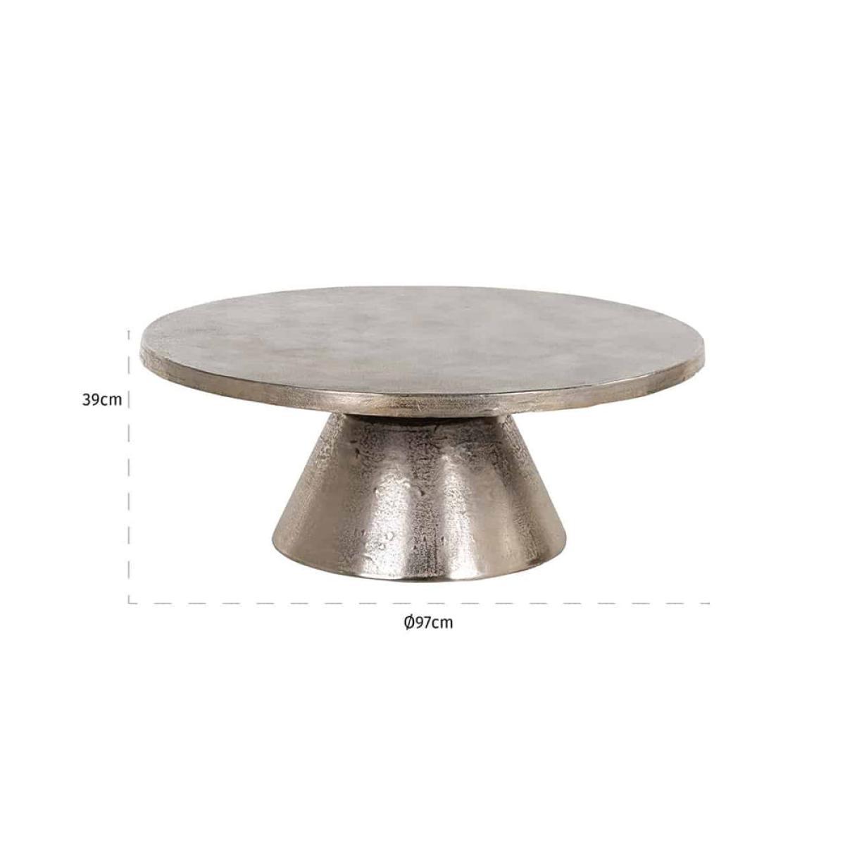 Richmond Caldox Champagne Gold Coffee Table – image 3