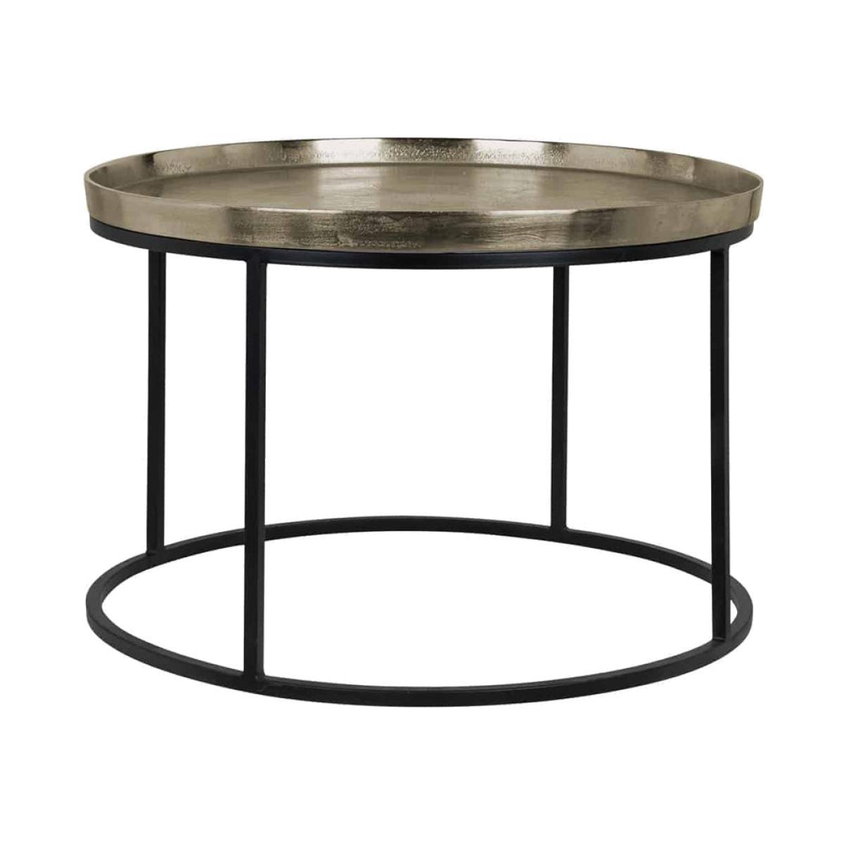 Richmond Milo Champagne Gold And Black Coffee Table