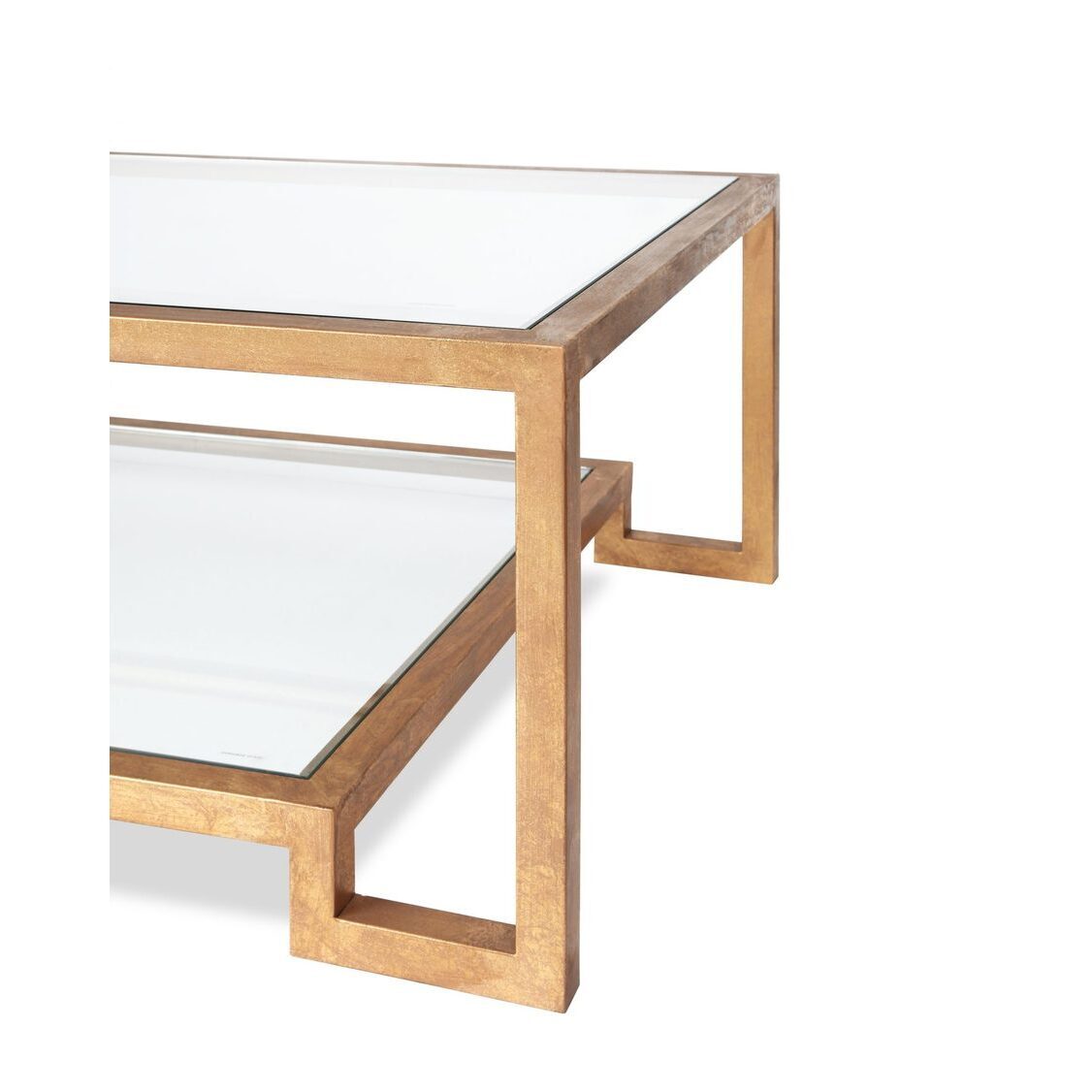 Liang & Eimil Ming Coffee Table Antique Gold Coated Steel Frame – image 4