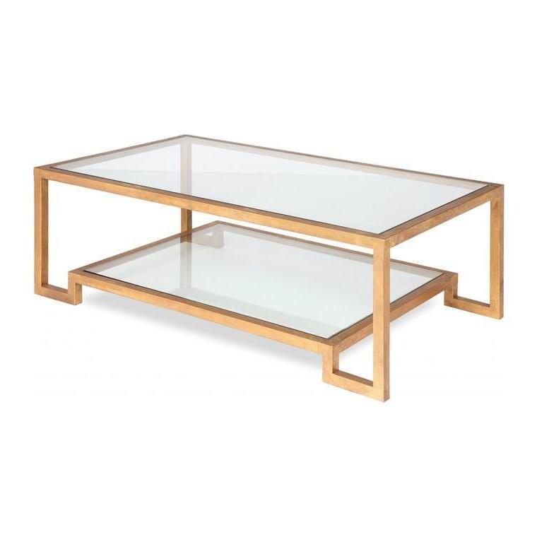 Liang & Eimil Ming Coffee Table Antique Gold Coated Steel Frame – image 1