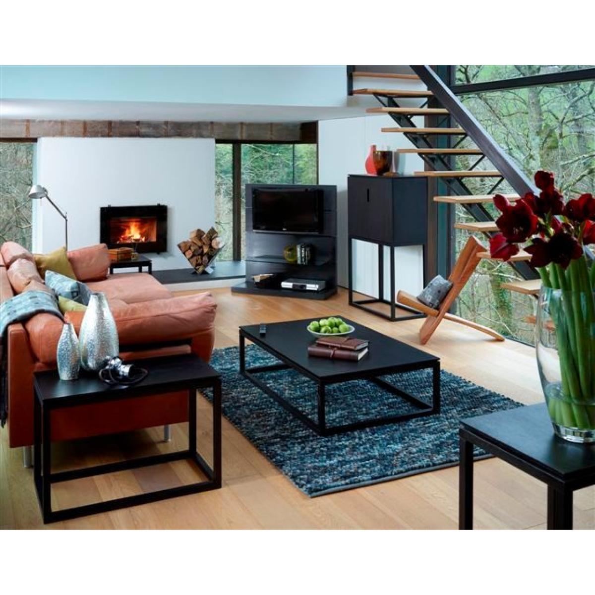 Gillmore Cordoba Black Square Coffee Table – image 2