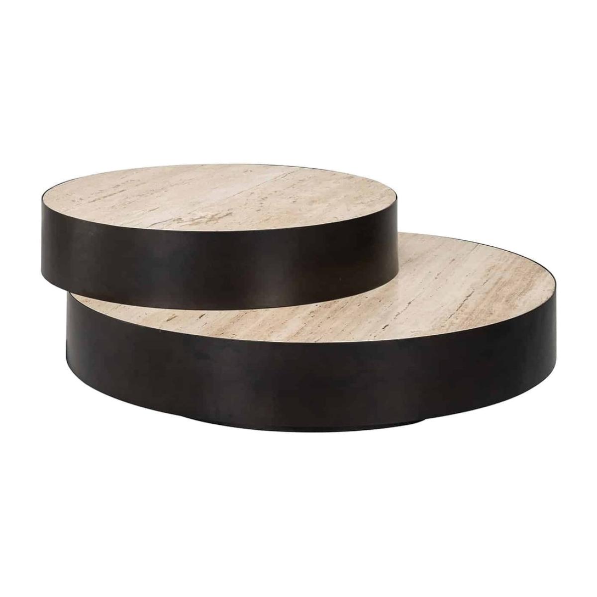 Richmond Interiors Avalon Round Layered Coffee Table – image 1