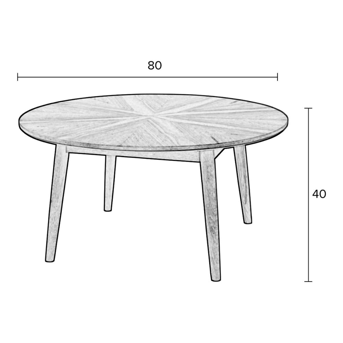 Olivia's Nordic Living Collection - Floris Coffee Table in Natural – image 8