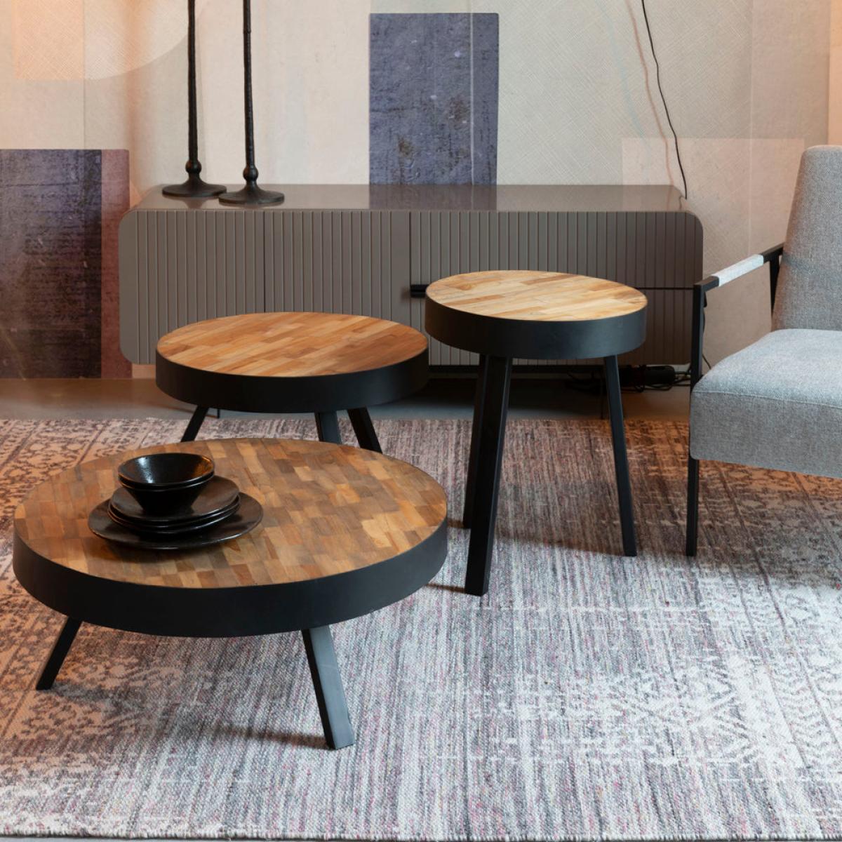 Olivia's Nordic Living Collection - Sverre Coffee Table in Brown / Large - 74x32cm – image 6