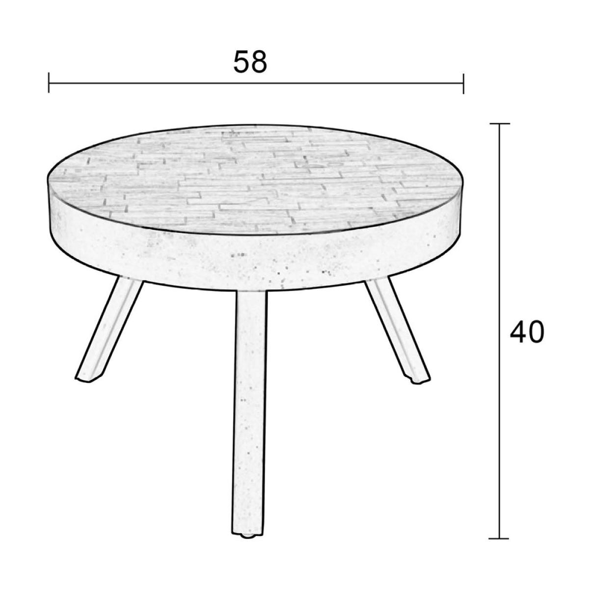 Olivia's Nordic Living Collection - Sverre Coffee Table in Brown / Large - 74x32cm – image 8