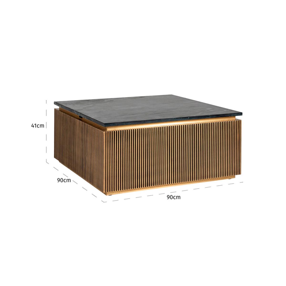 Richmond Ironville Square Coffee Table – image 4