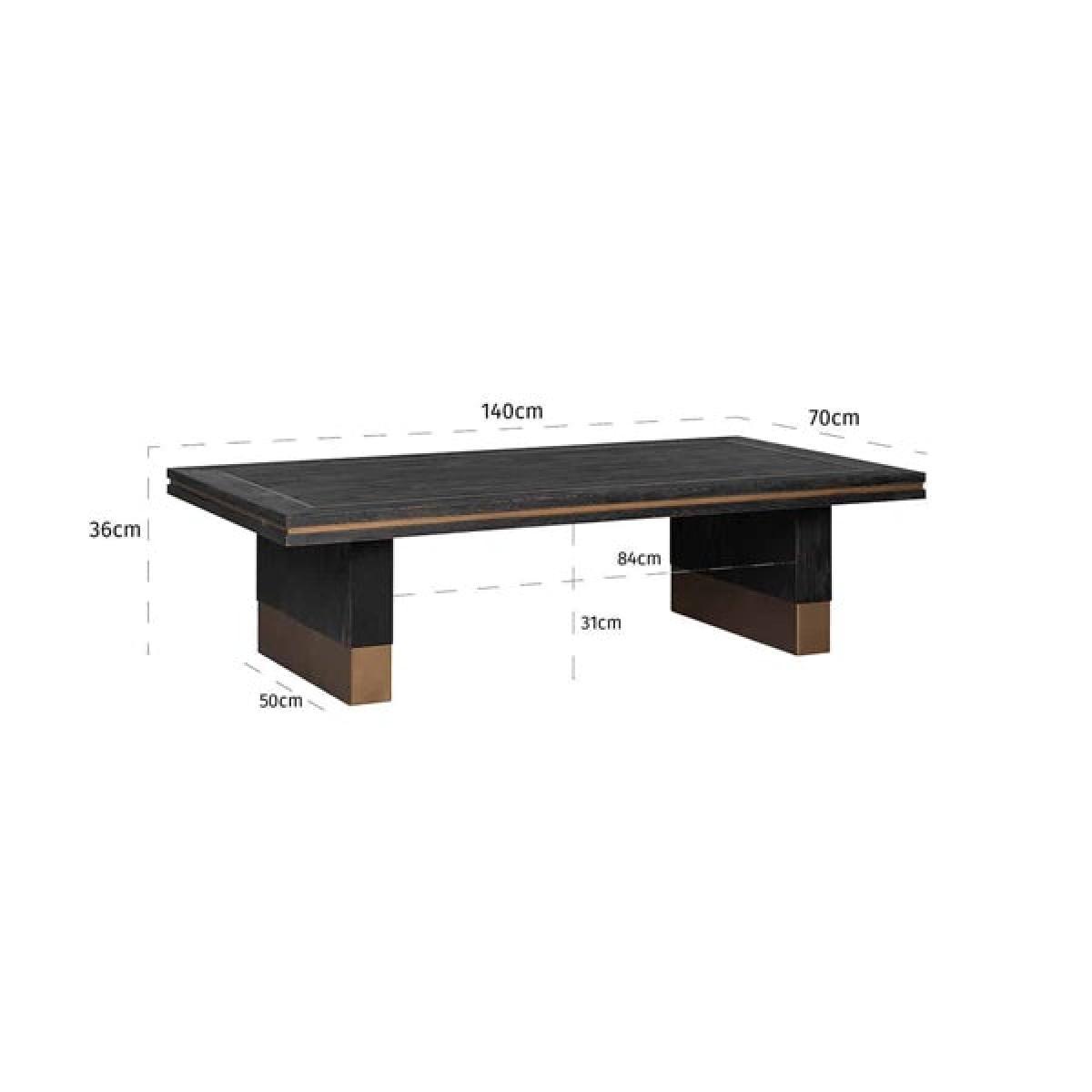Richmond Hunter Brushed Gold Coffee Table | Outlet – image 5