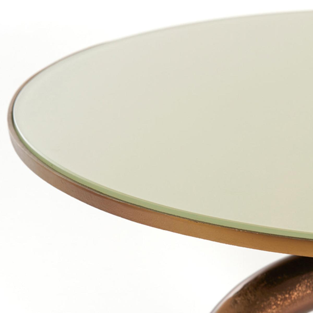 Light & Living Mello Bronze & Taupe Glass Coffee Table – image 2
