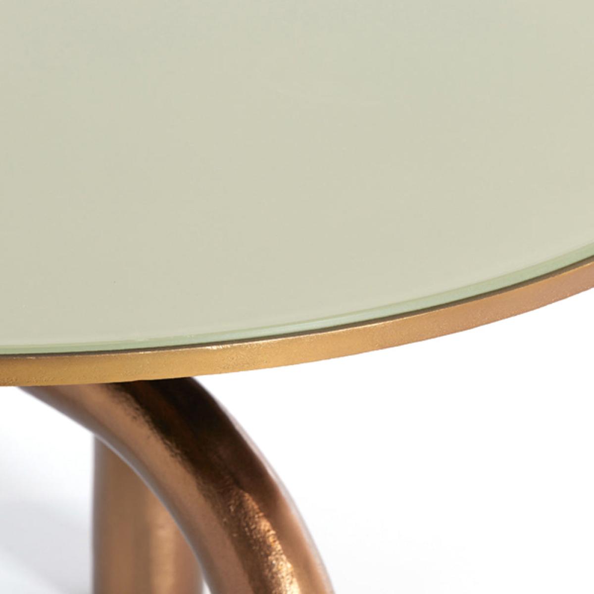 Light & Living Mello Bronze & Taupe Glass Coffee Table – image 3