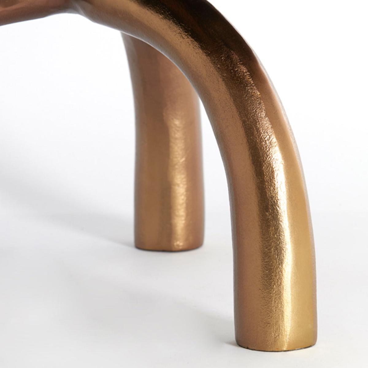 Light & Living Mello Bronze & Taupe Glass Coffee Table – image 5