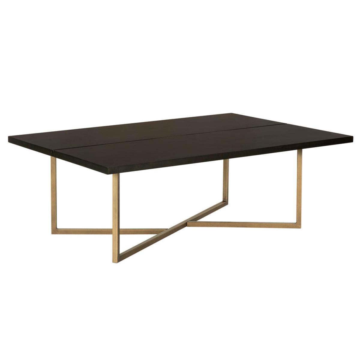 Olivia's Overbury Chocolate Brown Coffee Table – image 3