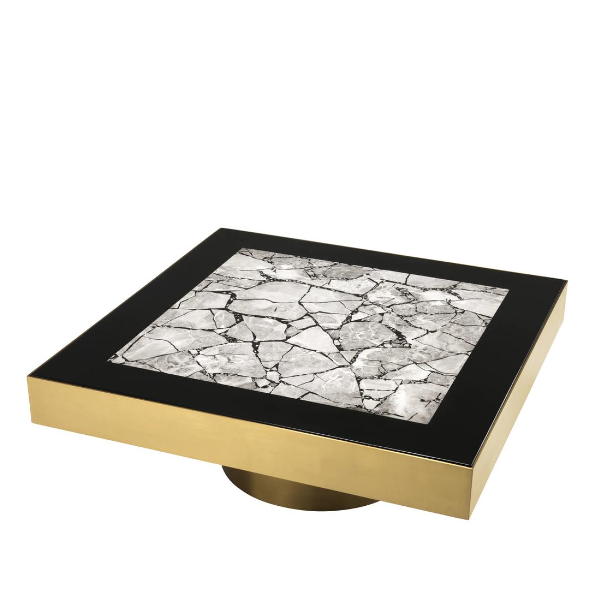 Eichholtz Tatler Coffee Table in Brushed Brass Finish – image 2