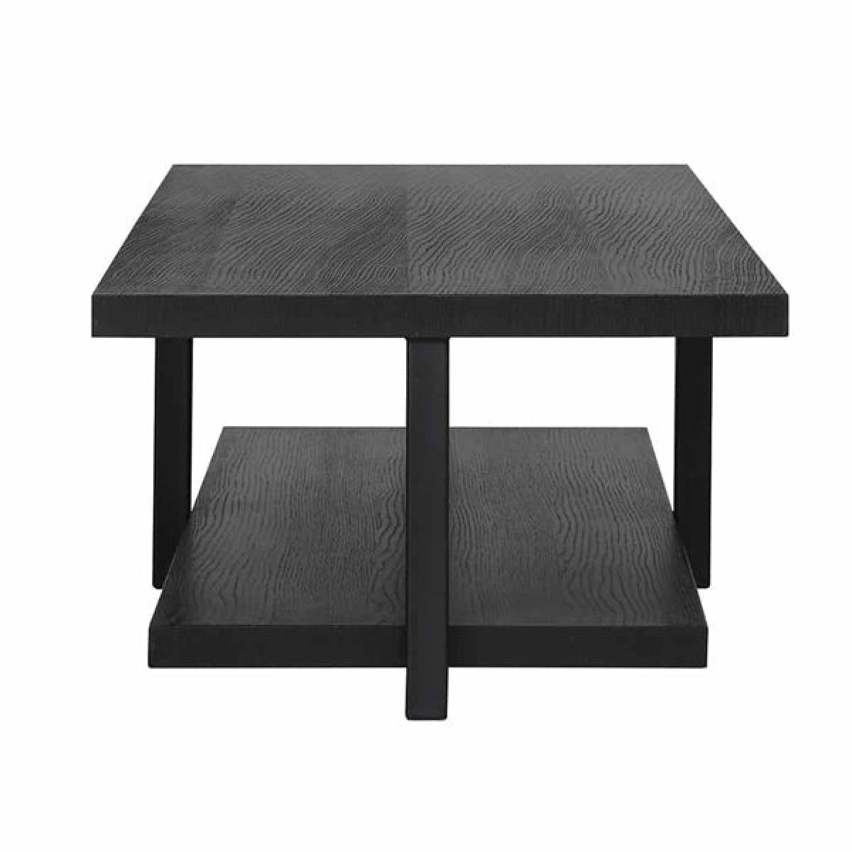 Richmond Oakura With Shelf Black Coffee Table – image 2