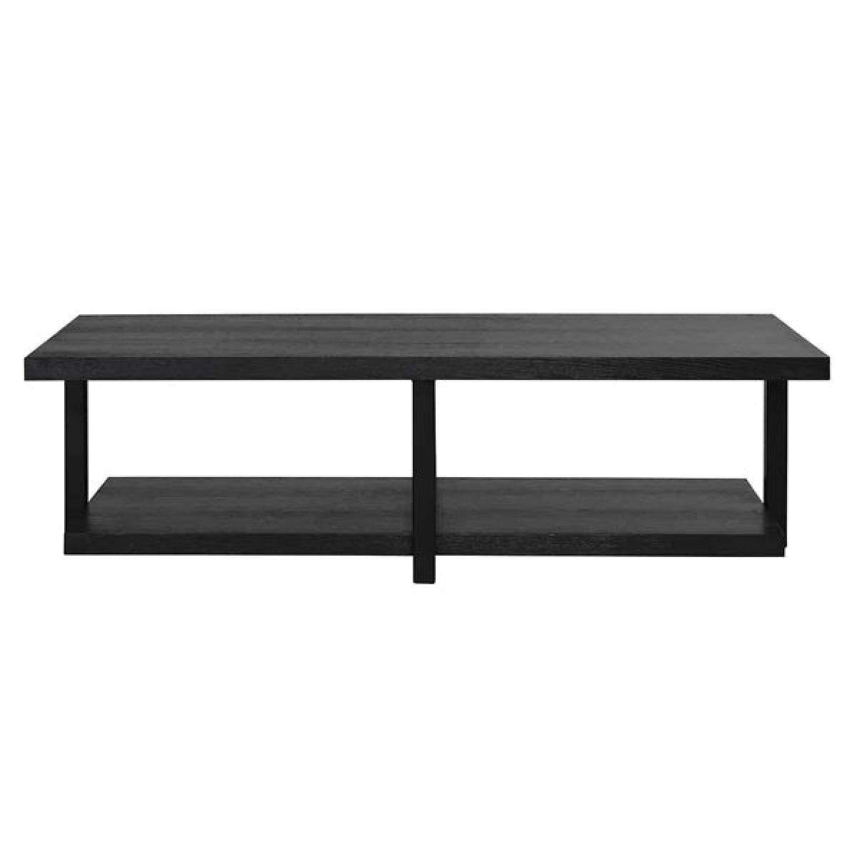 Richmond Oakura With Shelf Black Coffee Table – image 4