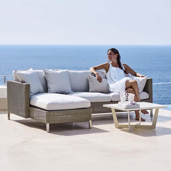 CANE-LINE Time-out Outdoor Coffee Table Small Aluminium White – image 11