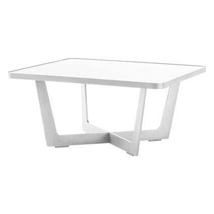CANE-LINE Time-out Outdoor Coffee Table Small Aluminium White – image 1