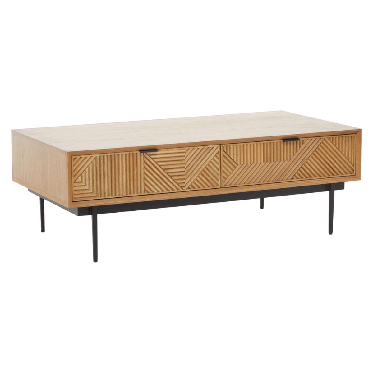 Olivia's Soft Industrial Collection - Jakar Coffee Table in Natural Finish – image 2