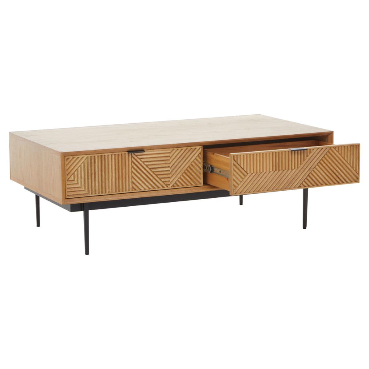 Olivia's Soft Industrial Collection - Jakar Coffee Table in Natural Finish – image 3
