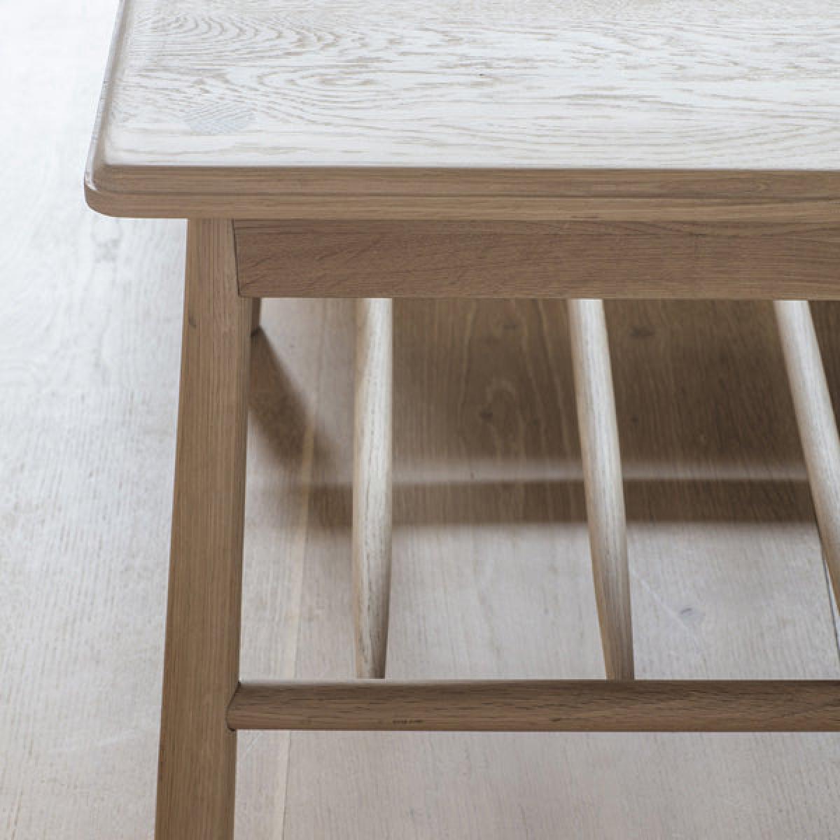 Gallery Interiors Wycombe Rectangle Coffee Table | Outlet / Natural – image 4
