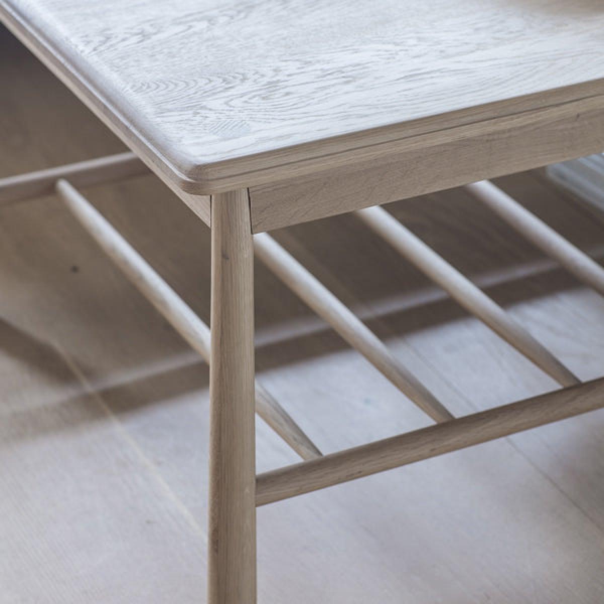 Gallery Interiors Wycombe Rectangle Coffee Table | Outlet / Natural – image 5