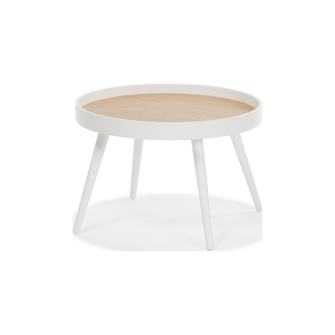Amsterdam – White Round Coffee Table