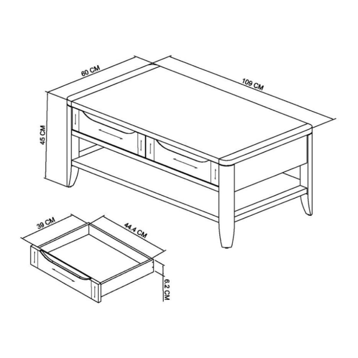 Jasper Oak Coffee Table – image 8