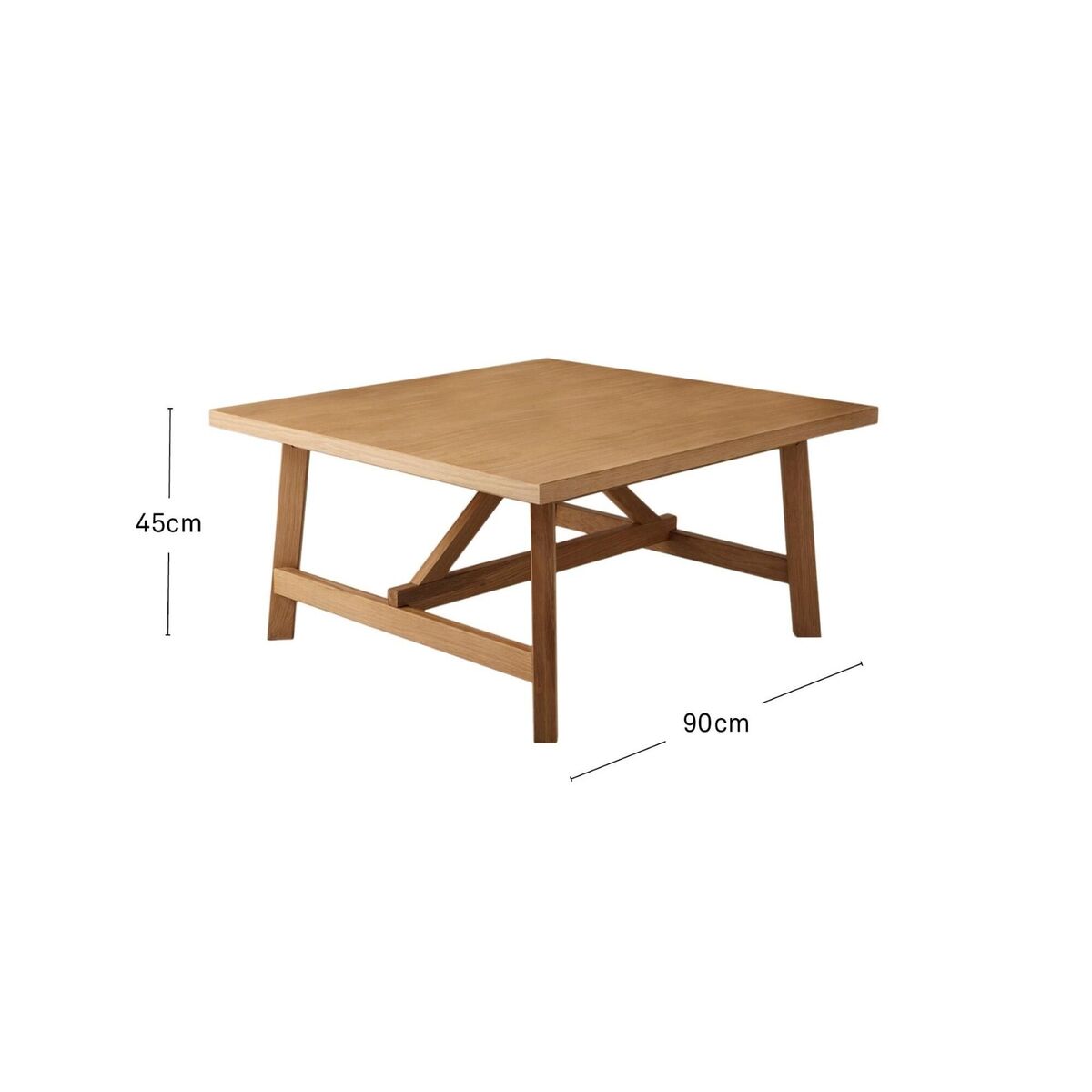 Alec Oak Coffee Table – image 7