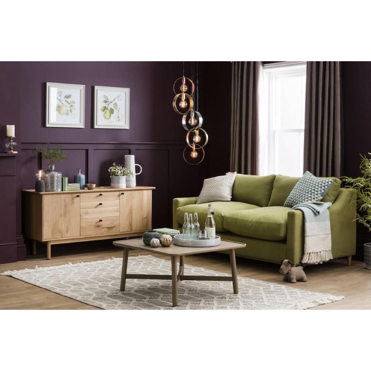 Noranda Oak Square Coffee Table – image 3