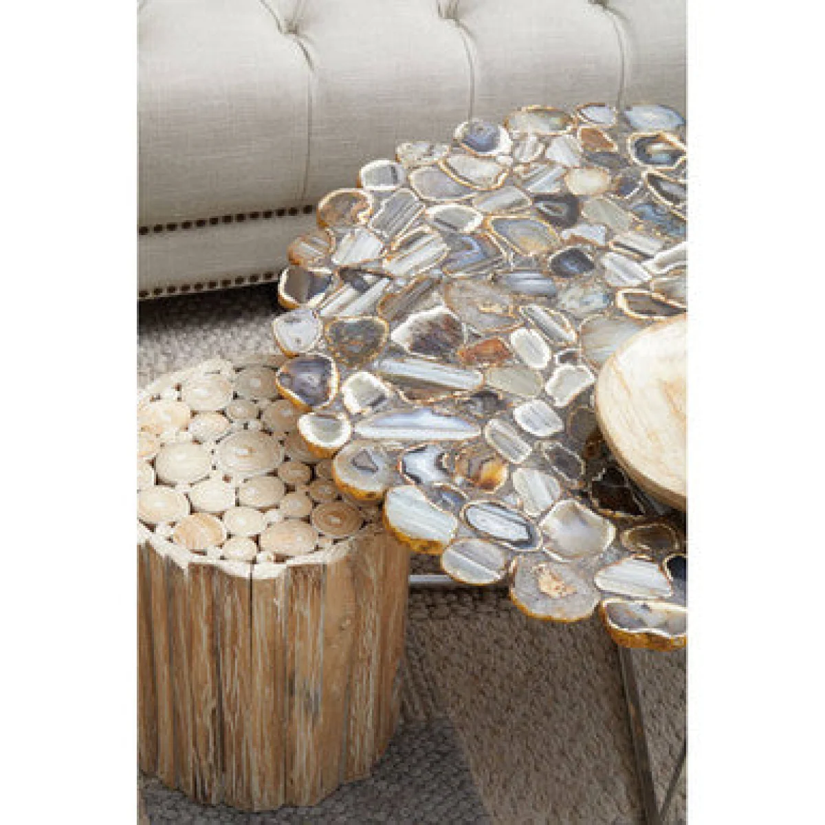 Rabia Natural Agate Coffee Table – image 7