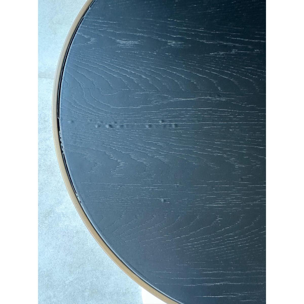 ExDisplay Dorian Round Nested Coffee Tables Black Oak #2 – image 8