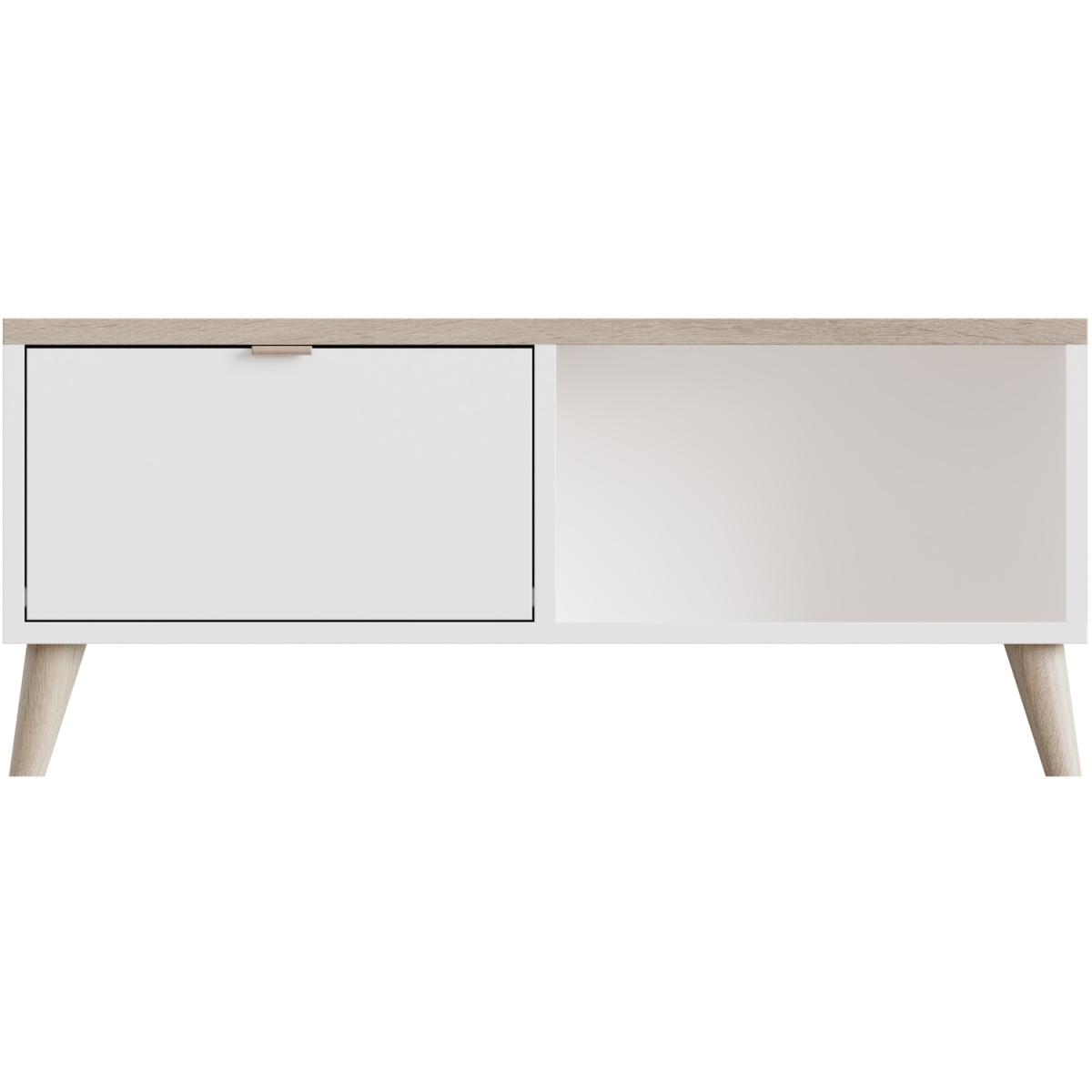 Alma Coffee Table - White/Oak – image 7