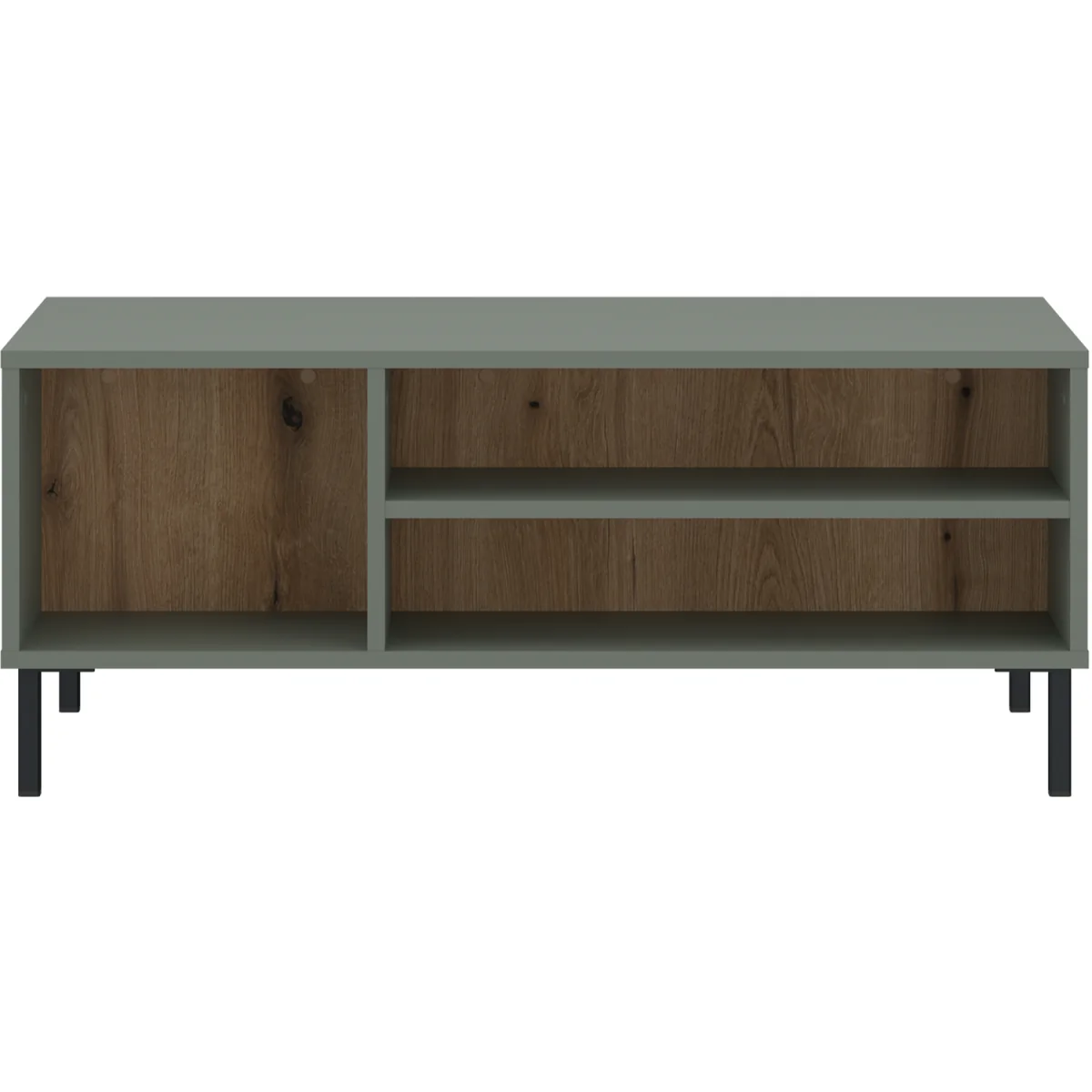 Darwin Coffee Table in Green/Oak - Green & Oak – image 2