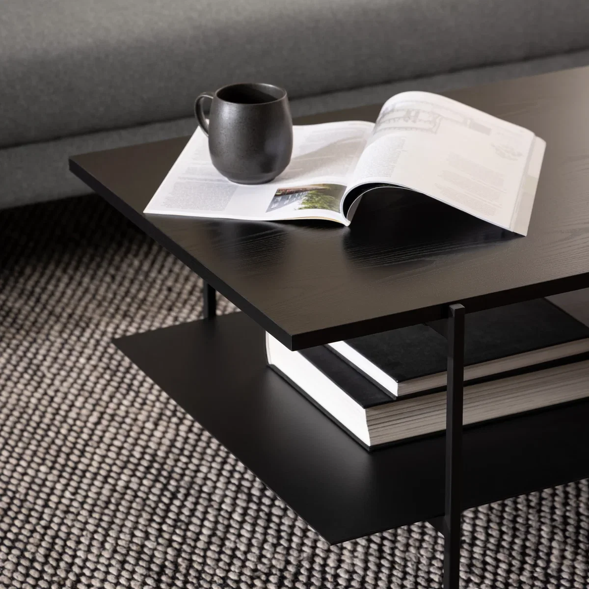 Angus Coffee Table in Black - Black – image 2