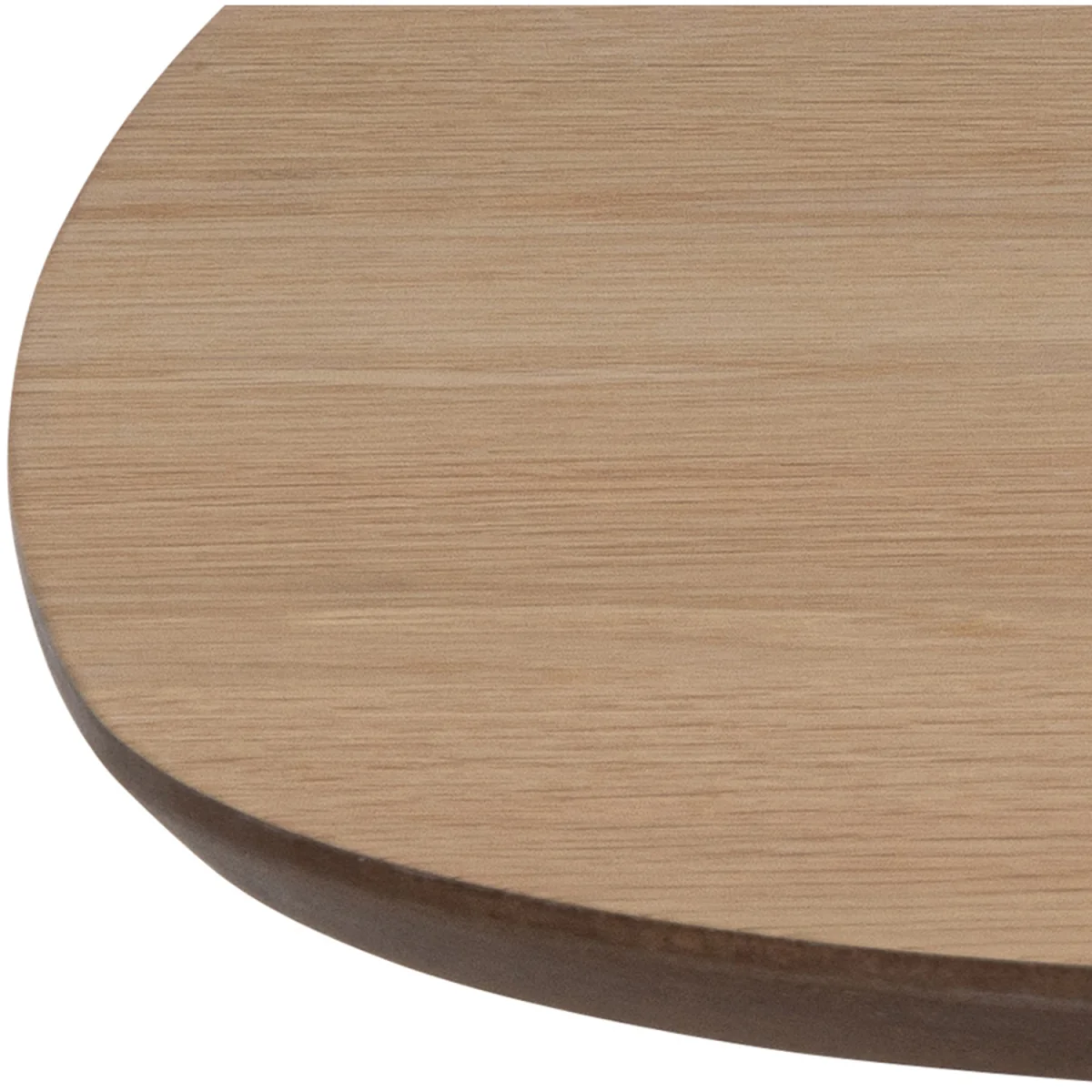 Caracas Square Coffee Table in Oak and Matt Black - Oak & Black – image 6